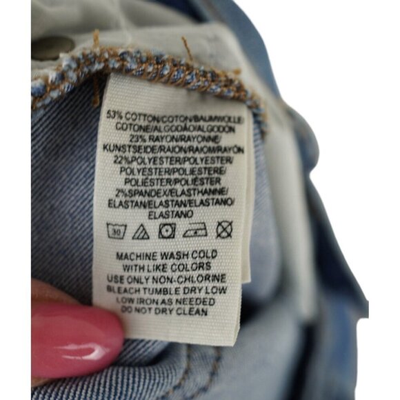 Free People‎ Womens Wide Leg Jeans Size 28 Blue Denim - Picture 7 of 7